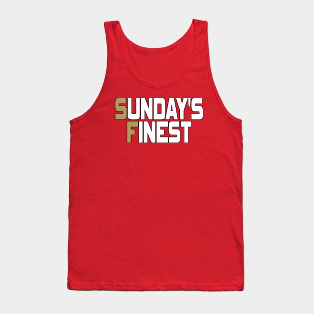 San Francisco Pro Football - Classic Sundays Tank Top by FFFM